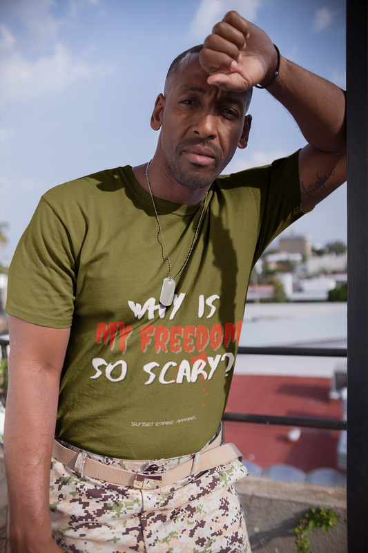 Why Is My Freedom So Scary Karen? Short-Sleeve Unisex T-Shirt