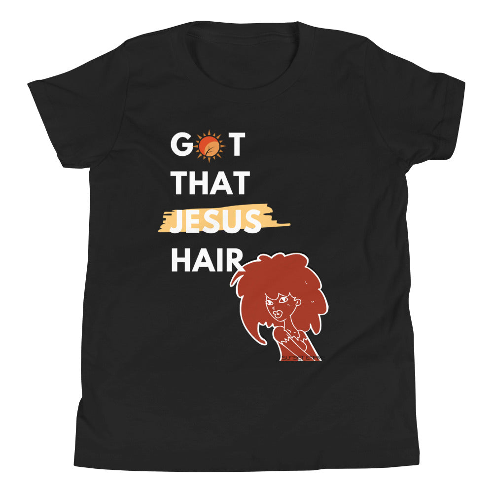 KIDS Got That Jesus Hair Youth Short Sleeve T-Shirt