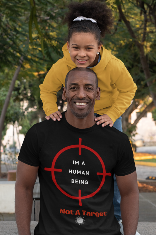 Not A Target in Black Unisex T-Shirt